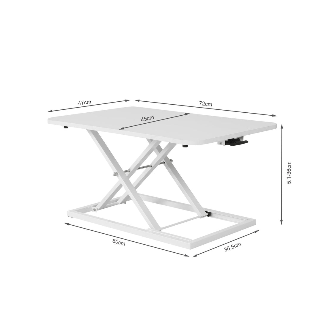 Sit-Stand Desk Converter - White