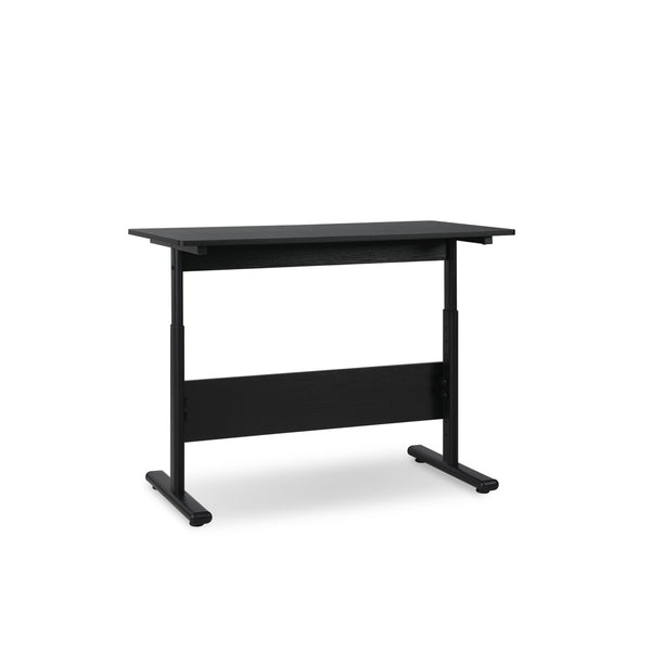Hector 100cm Height-Adjustable Computer Desk - Black