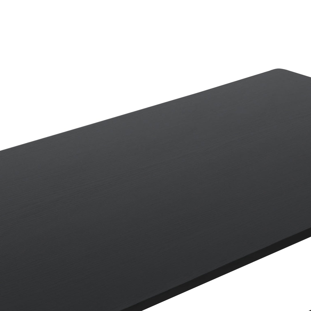 Hector 100cm Height-Adjustable Computer Desk - Black