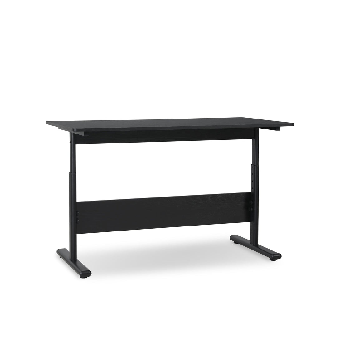 Hector 120cm Height-Adjustable Computer Desk - Black