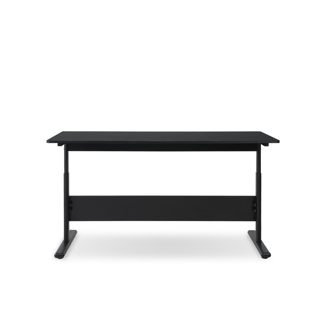 Hector 140cm Height-Adjustable Computer Desk - Black