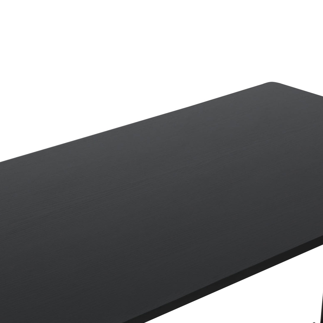Hector 140cm Height-Adjustable Computer Desk - Black