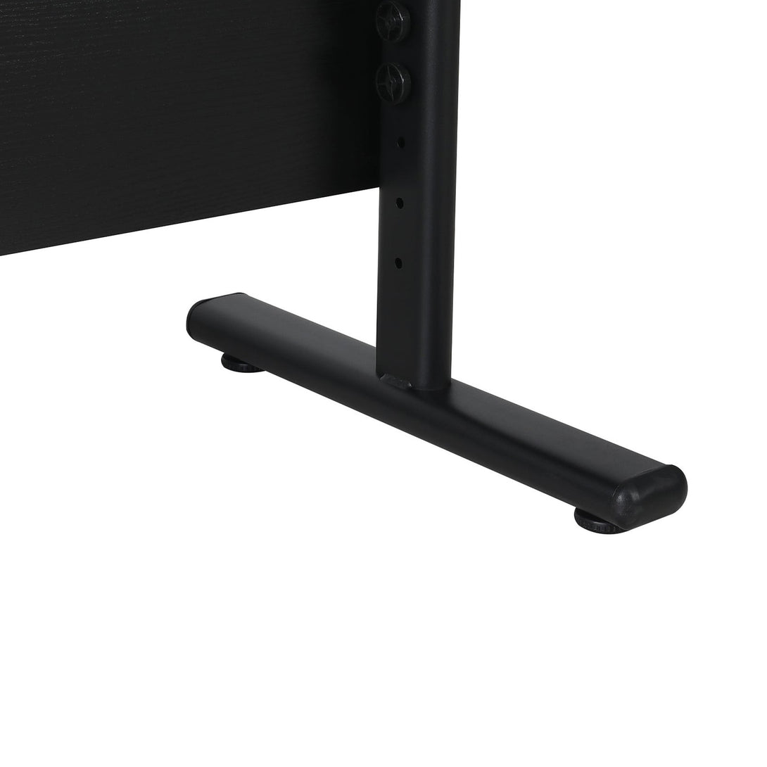 Hector 140cm Height-Adjustable Computer Desk - Black