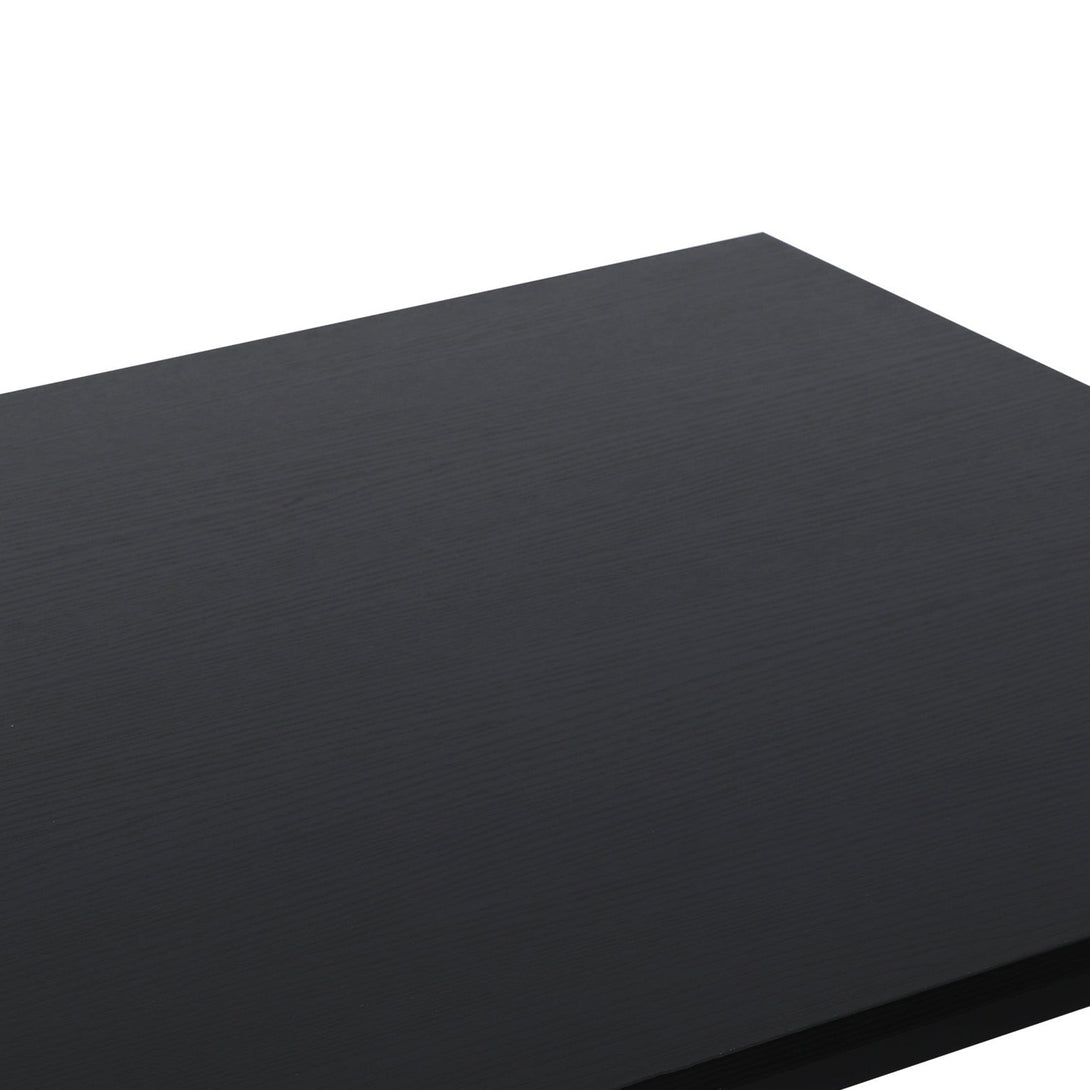 Cesar 140cm Computer Desk with Storage Bag - Black 