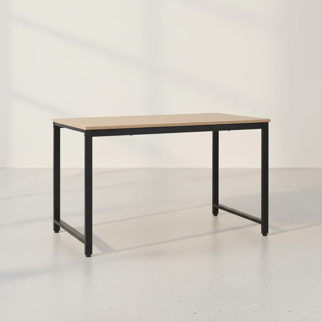 Easton 120cm Computer Desk - Natural + Black