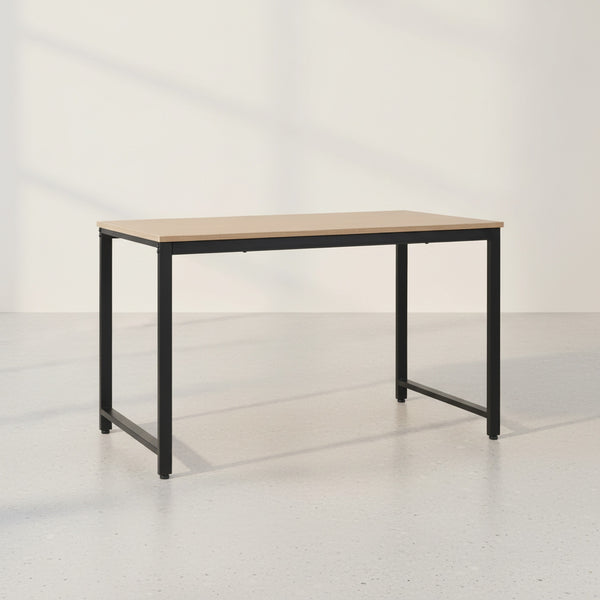 Easton 120cm Computer Desk - Natural + Black