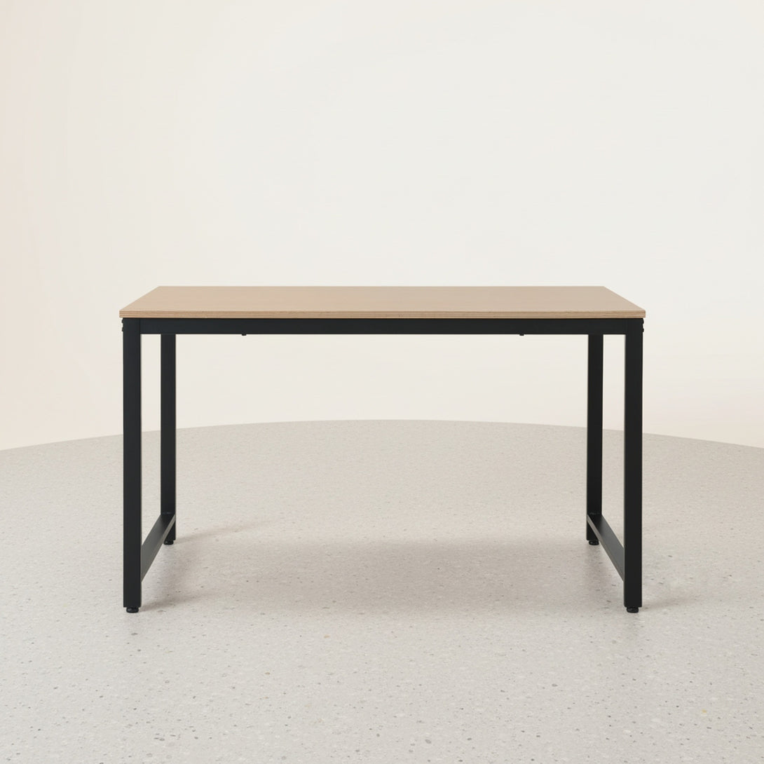 Easton 120cm Computer Desk - Natural + Black