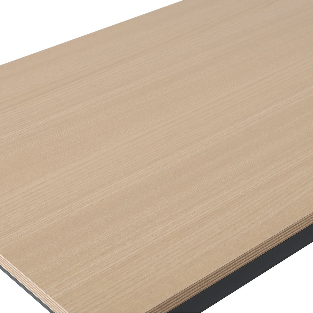 Easton 120cm Computer Desk - Natural + Black