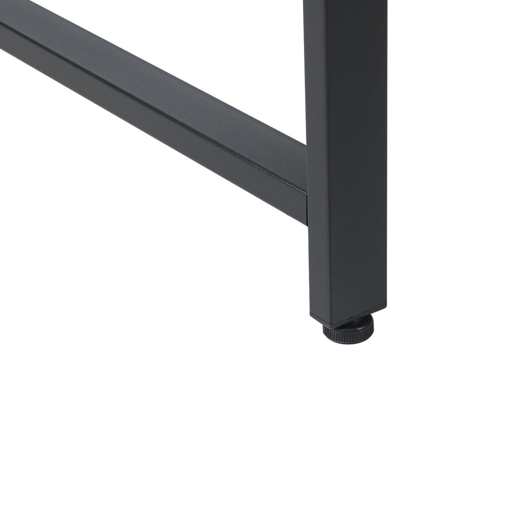Easton 120cm Computer Desk - Natural + Black