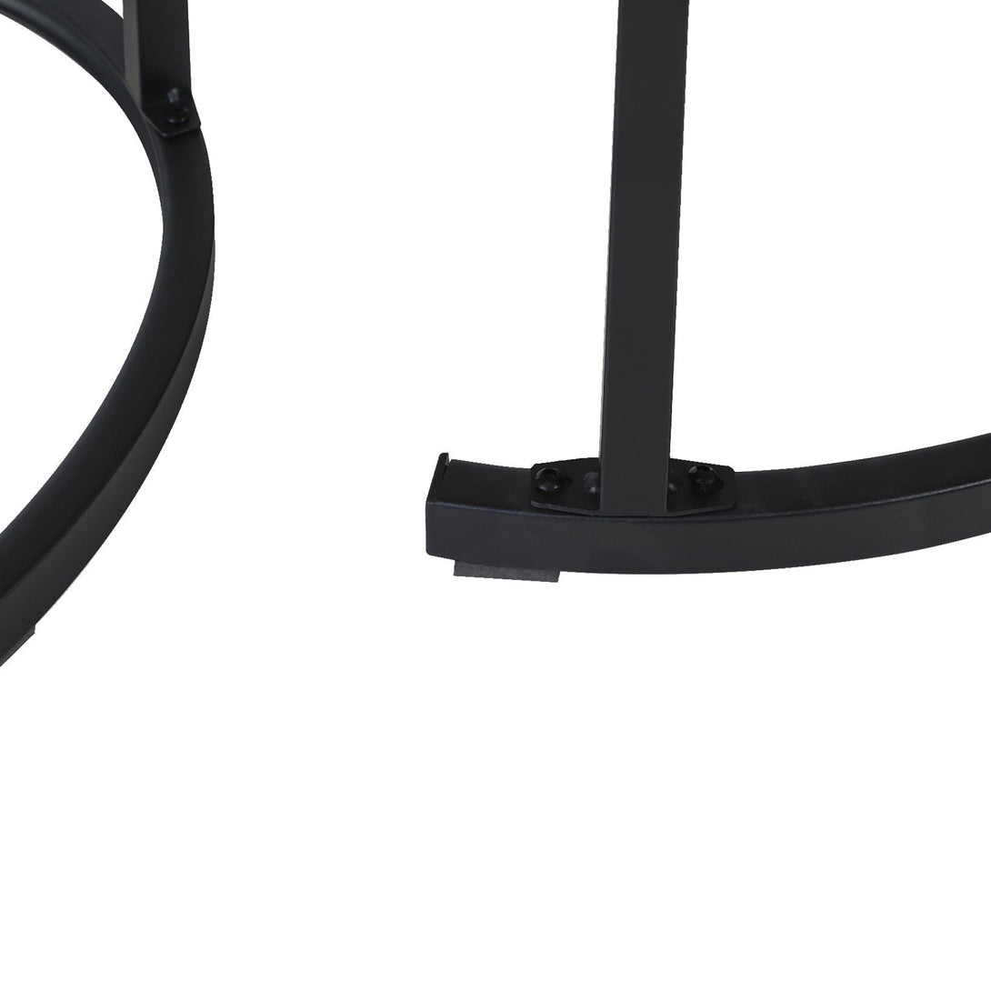 Mainit Nesting Coffee Table - Set of 2 - White + Black