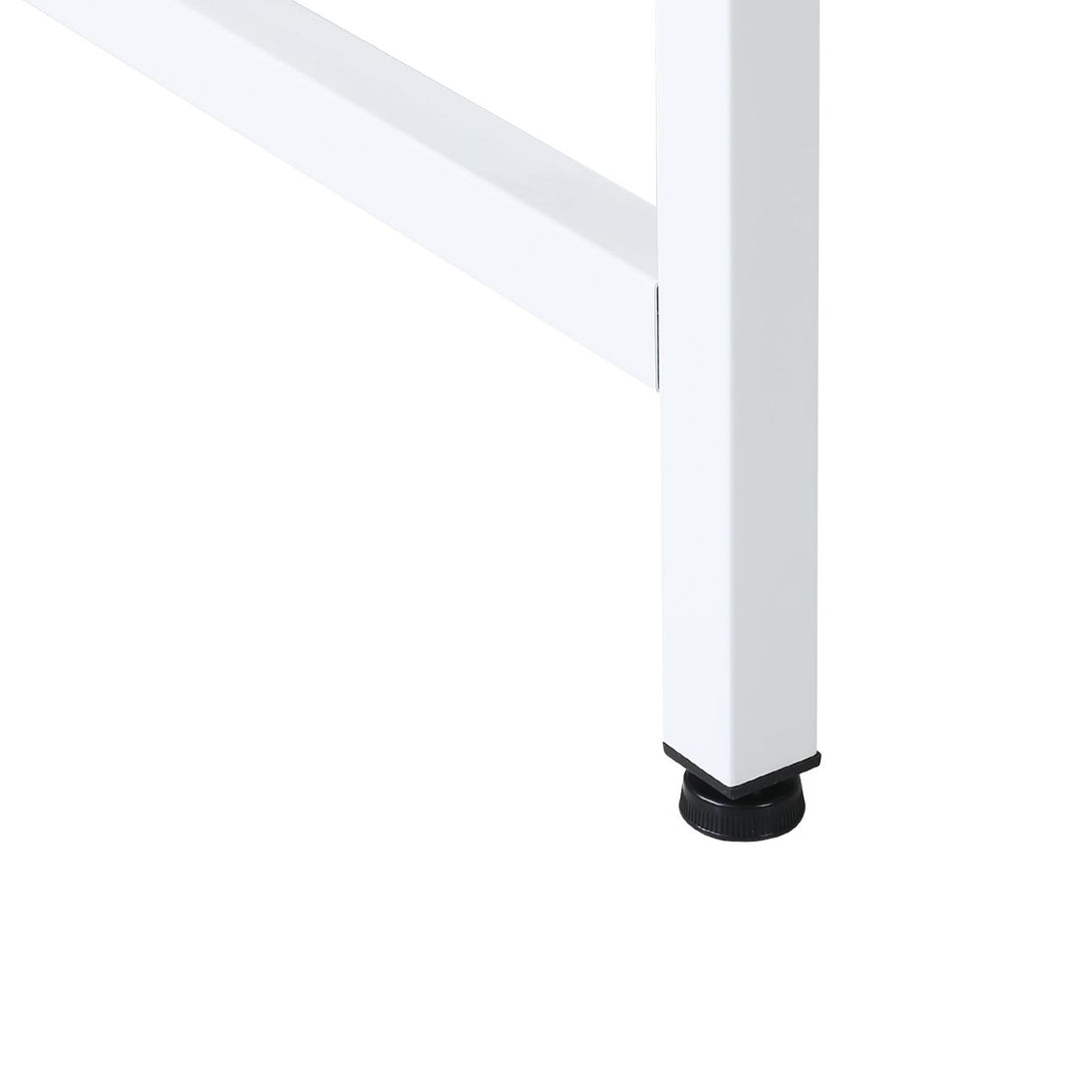 Carter 120cm Computer Desk - Maple + White