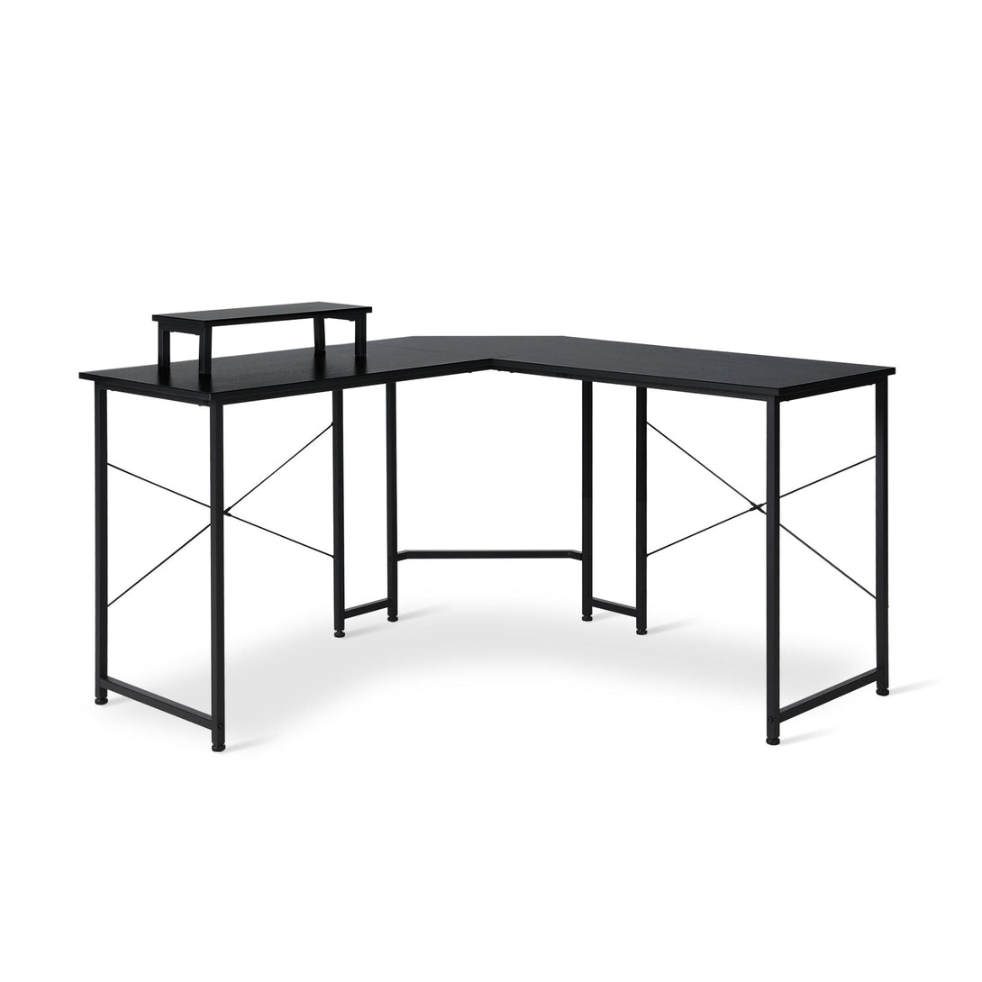 Roman Computer Corner Desk - Black