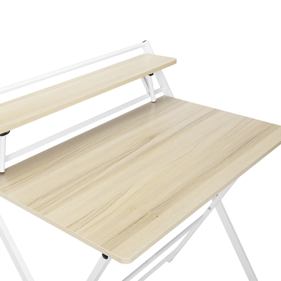 Milo 80cm Foldable Computer Desk - Oak