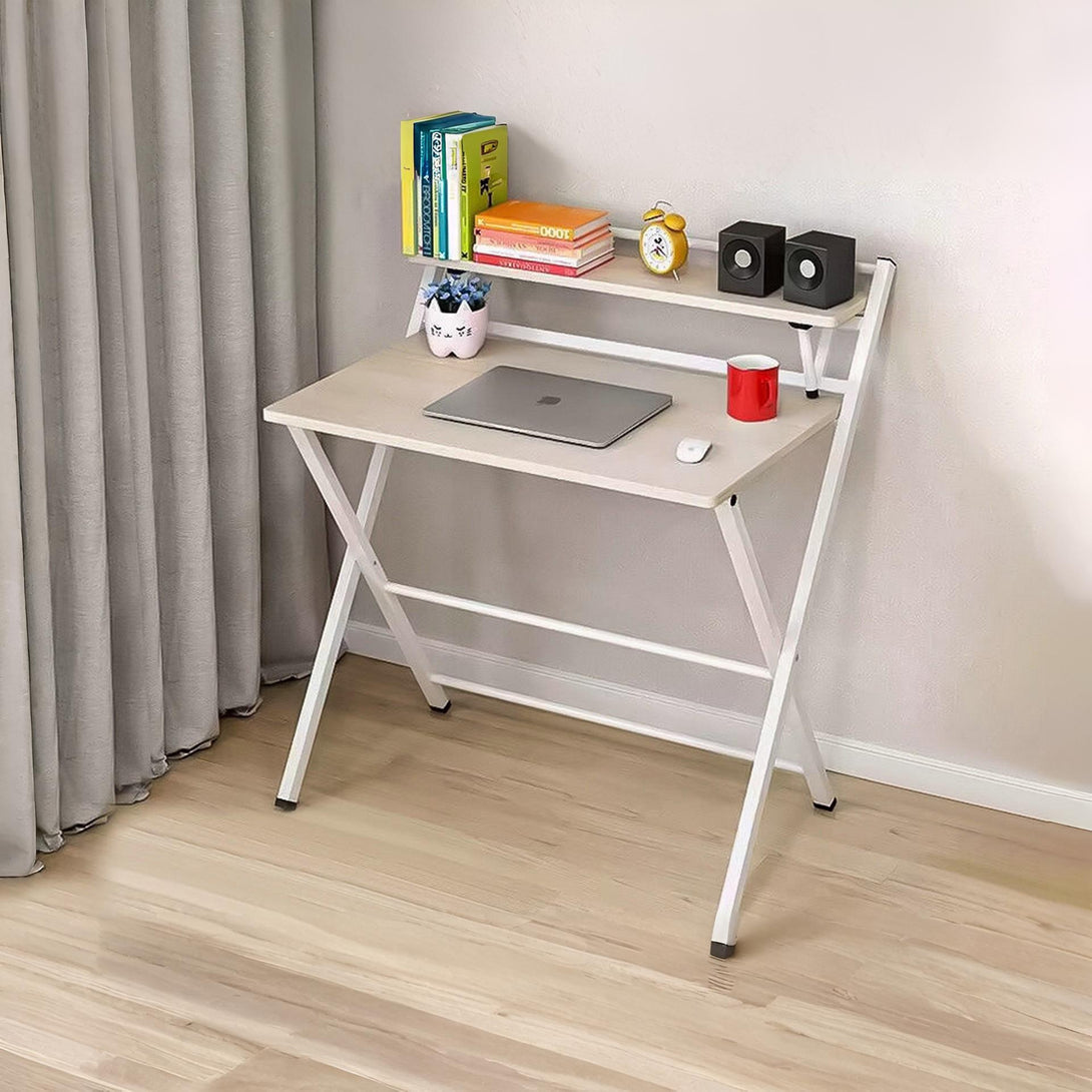 Milo 80cm Foldable Computer Desk - Oak