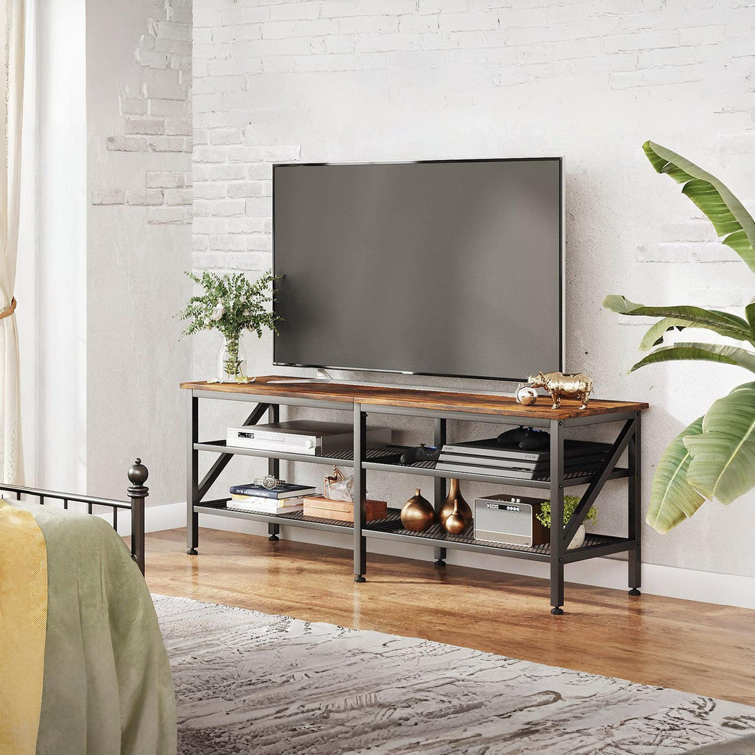 Gambia 1.4m Entertainment Unit - Rustic Brown