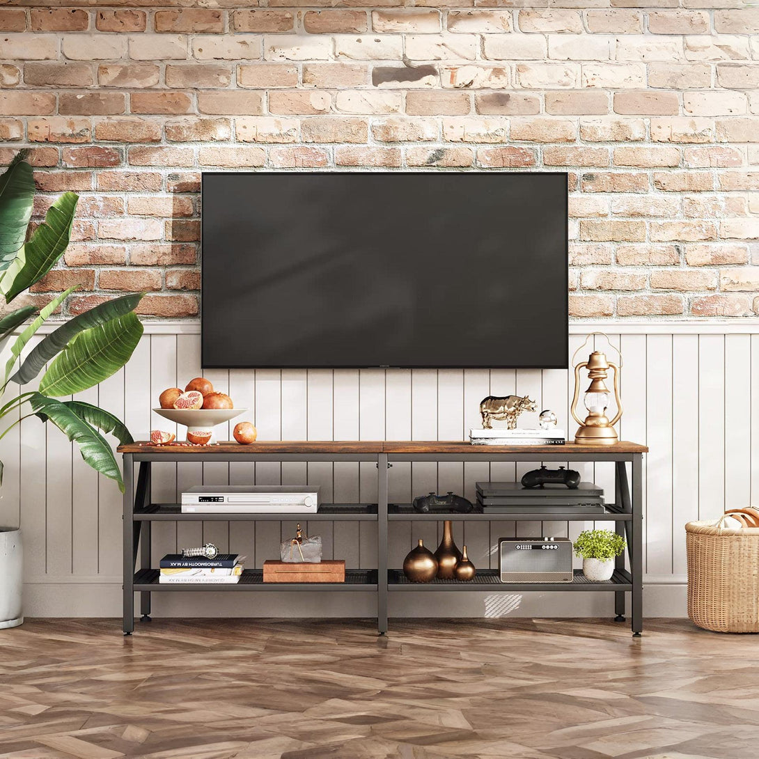 Gambia 1.4m Entertainment Unit - Rustic Brown