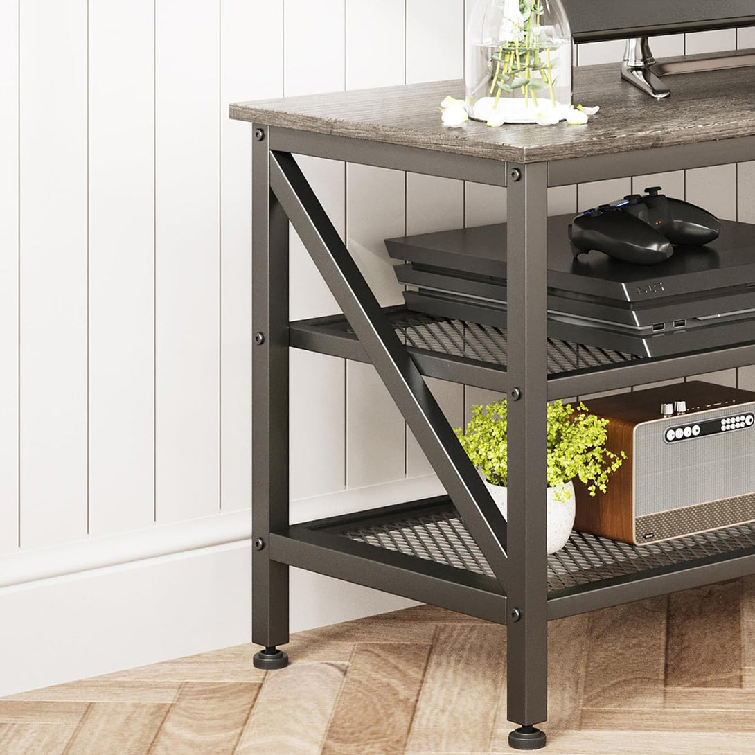 Gambia 1.4m Entertainment Unit - Grey Oak
