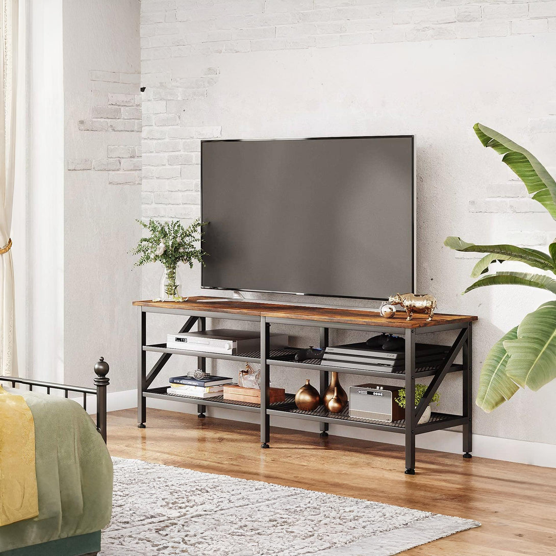Gambia 1.6m Entertainment Unit - Rustic Brown