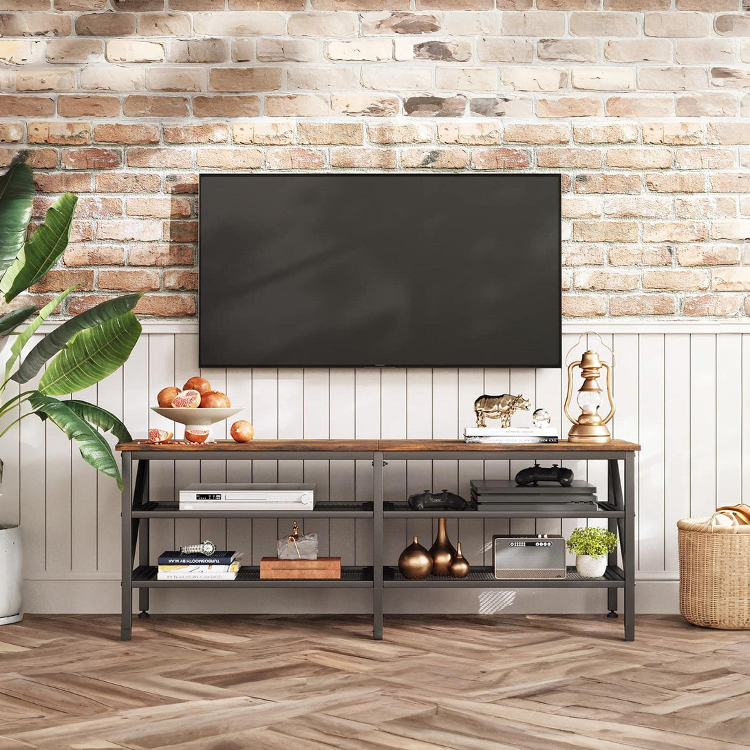 Gambia 1.6m Entertainment Unit - Rustic Brown