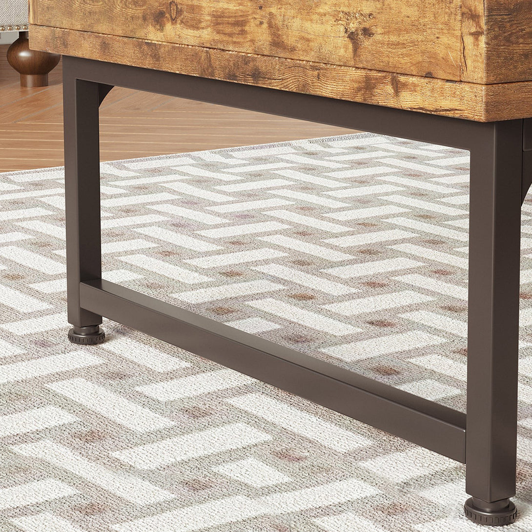 Chilwa Lift Top Coffee Table - Rustic Brown