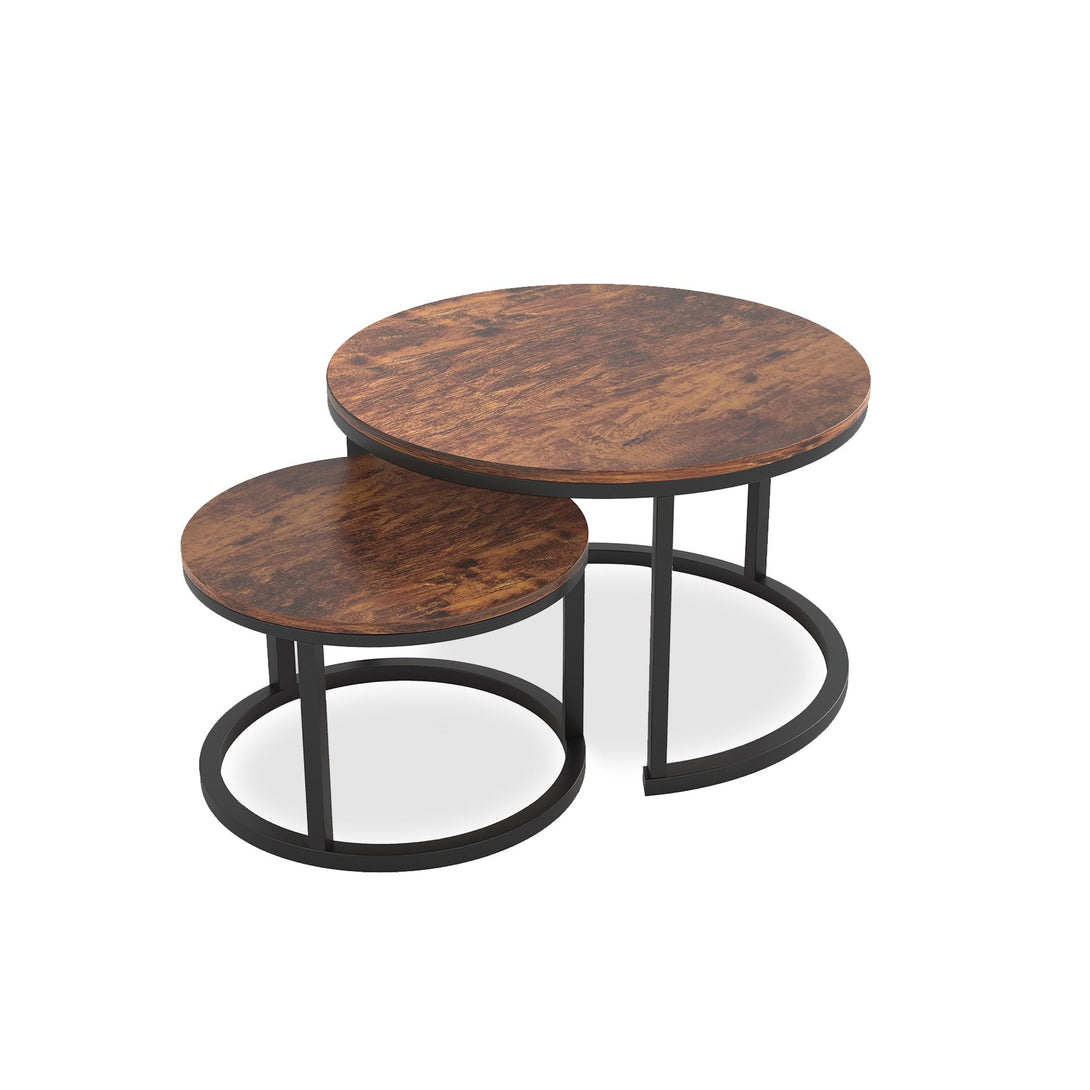 Buir Nesting Coffee Table - Set of 2 - Light Cherry