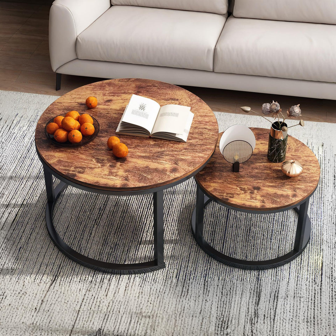 Buir Nesting Coffee Table - Set of 2 - Light Cherry