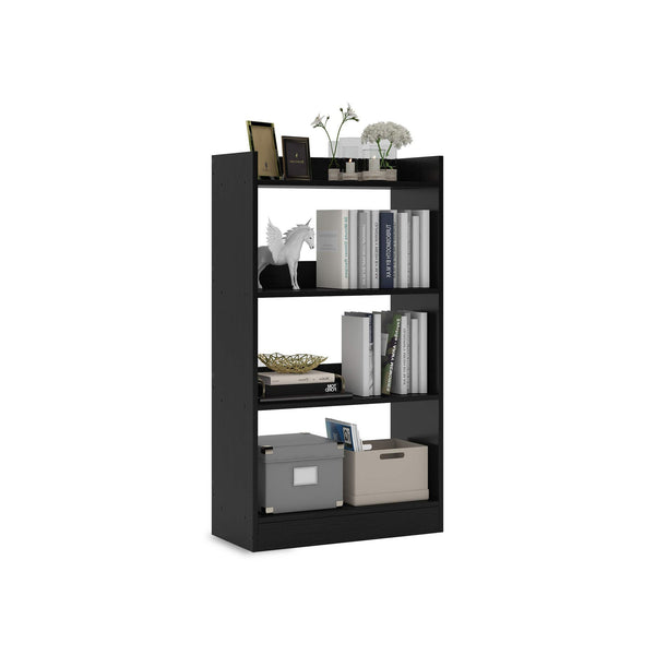 Bulls 60cm 4 Tier Bookshelf - Black