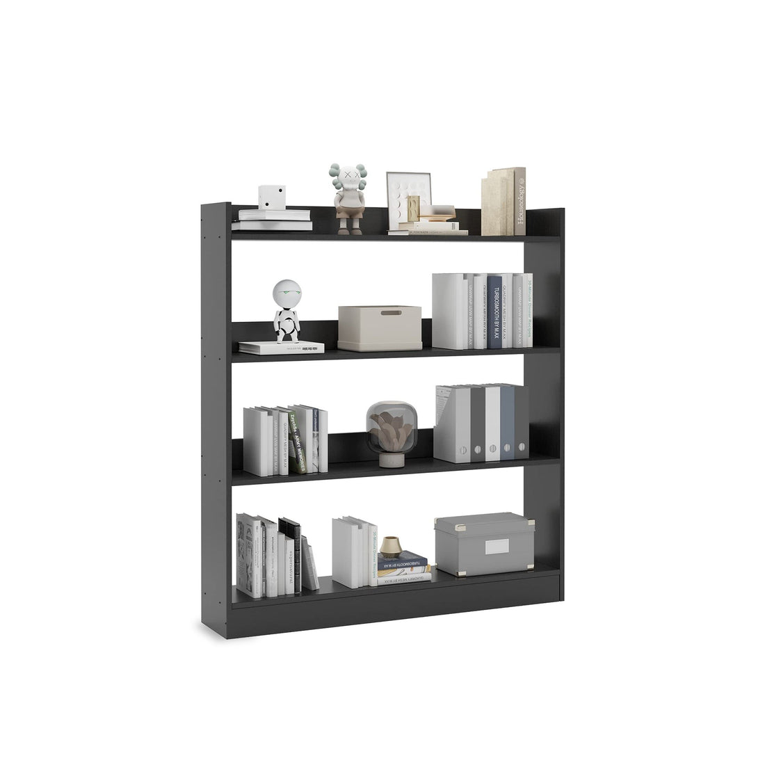 Bulls 100cm 4 Tier Bookshelf - Black