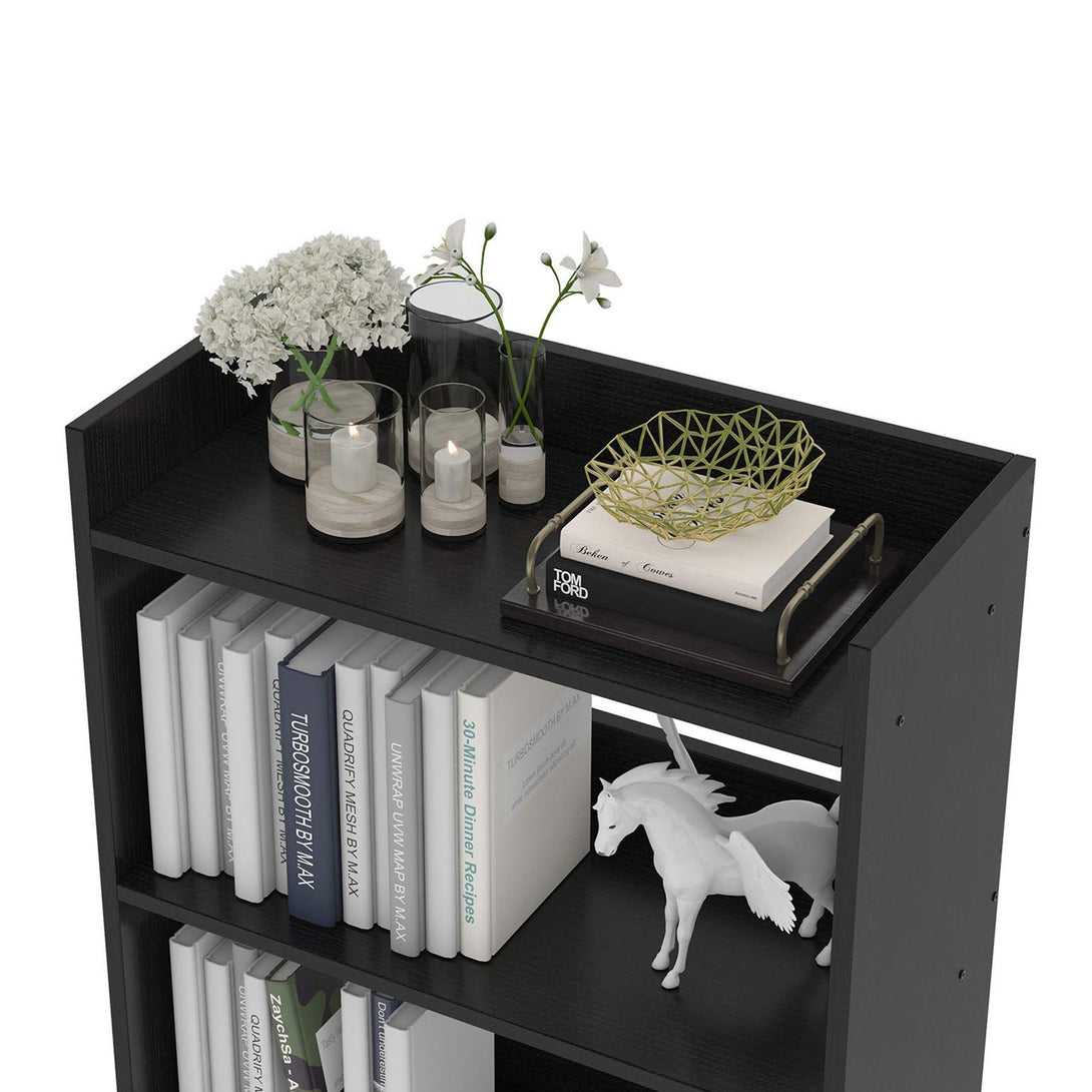 Bulls 100cm 4 Tier Bookshelf - Black
