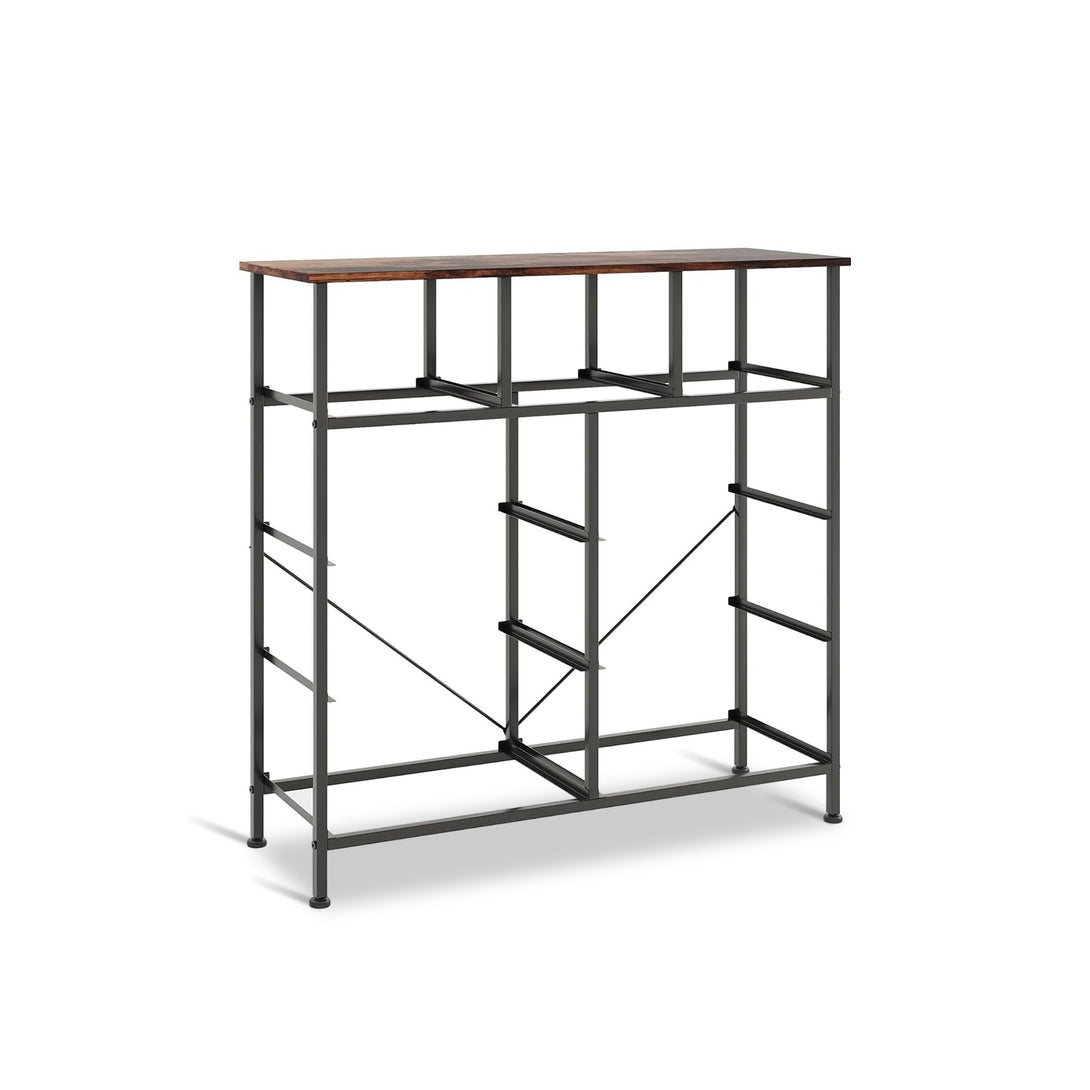 Madilyn 7 Drawers Lowboy - Rustic Brown