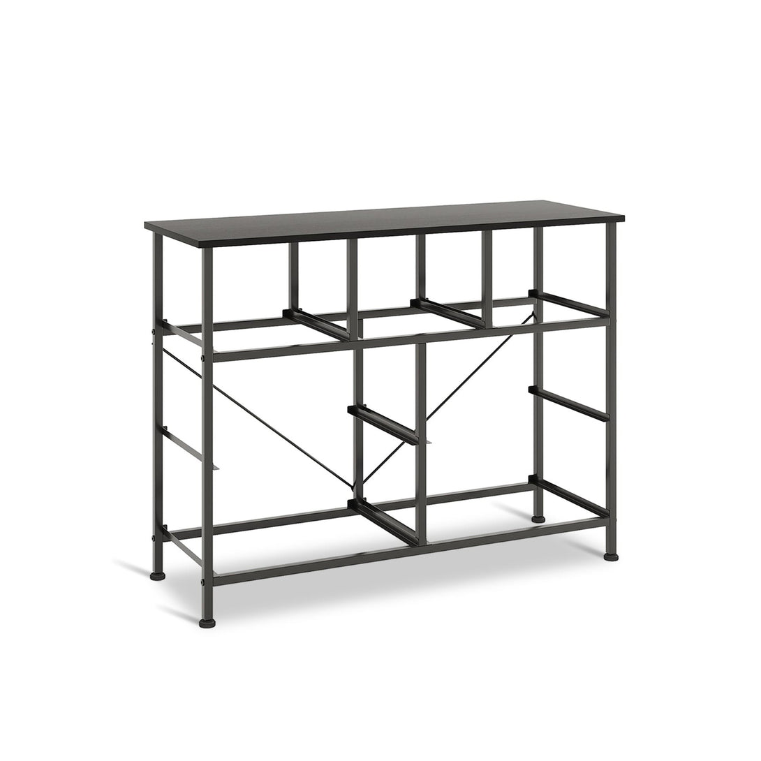 Madilyn 7 Drawers Lowboy - Black