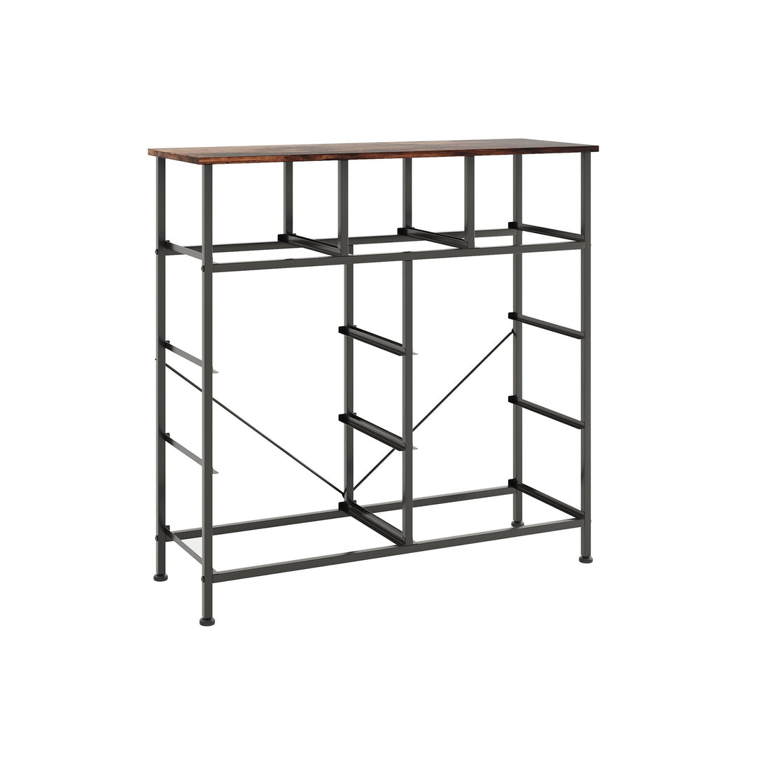 Madilyn 9 Drawers Tallboy - Rustic Brown