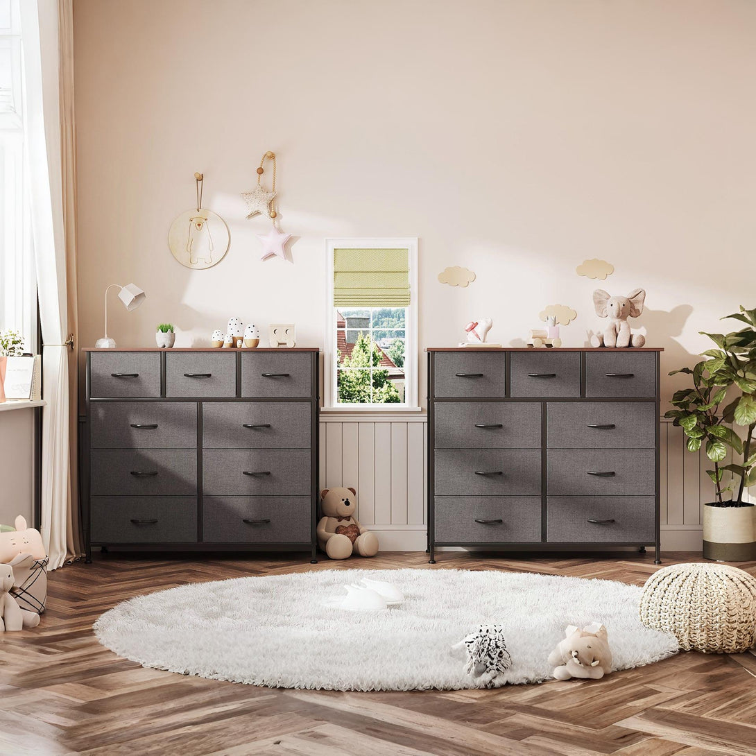 Madilyn 9 Drawers Tallboy - Black Walnut