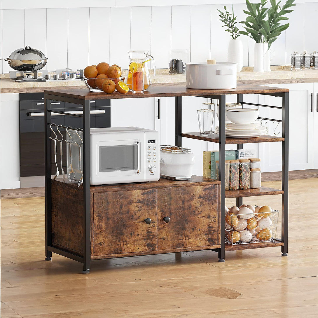 Toko Kitchen Storage Cabinet Shelf - Rustic Brown (0.065m3 - 18.3kg)