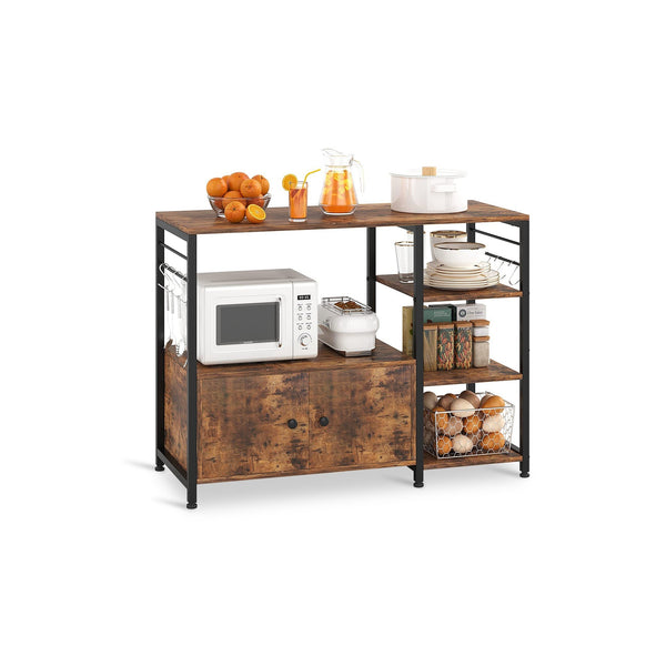 Toko Kitchen Storage Cabinet Shelf - Rustic Brown (0.065m3 - 18.3kg)