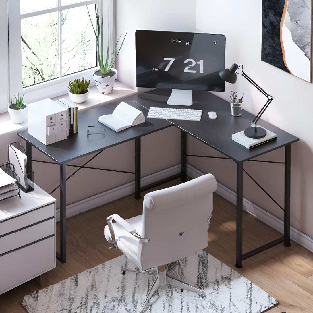 Rafael Computer Corner Desk - Black