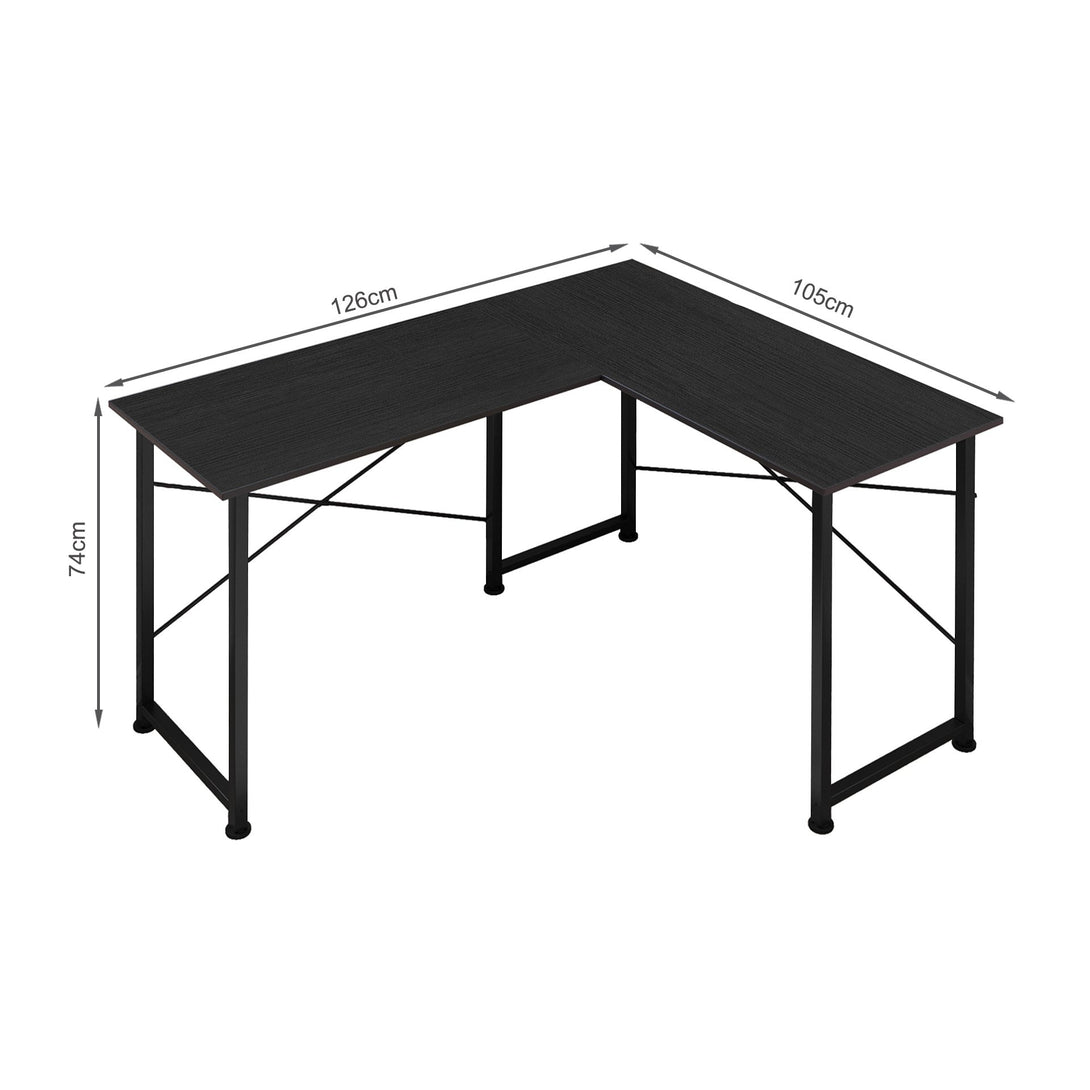 Rafael Computer Corner Desk - Black