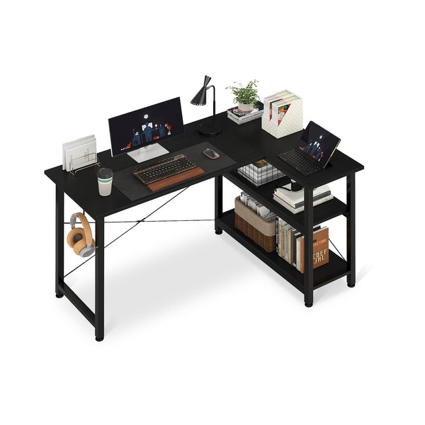 Omar Computer Corner Desk - Black