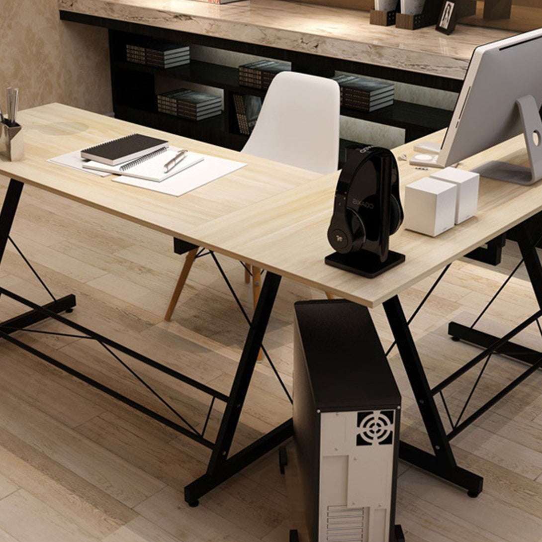 Steven Computer Corner Desk - Natural
