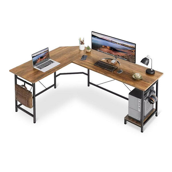 Niko Computer Corner Desk - Rustic Brown
