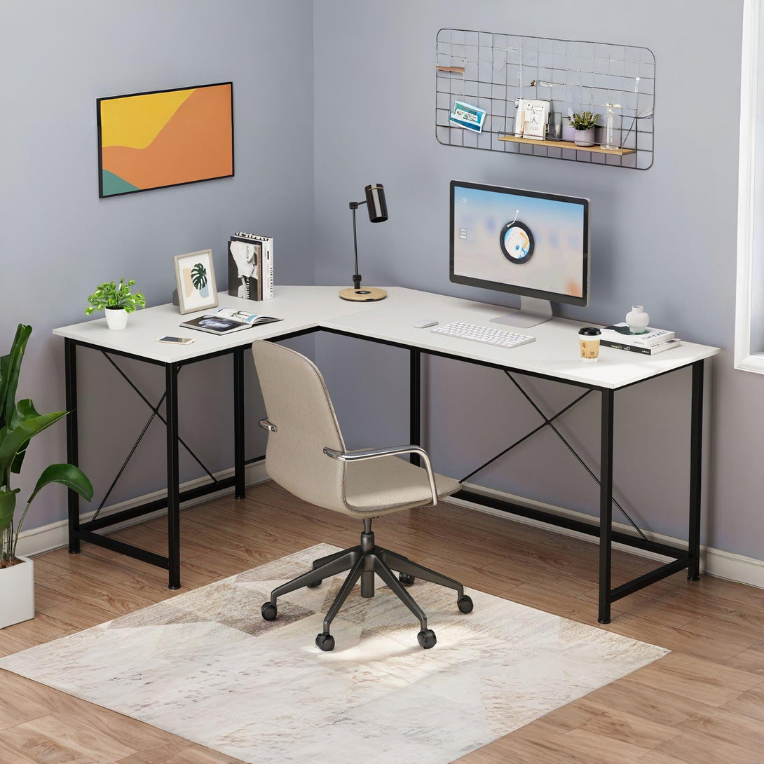 Kestrel Computer Corner Desk - White