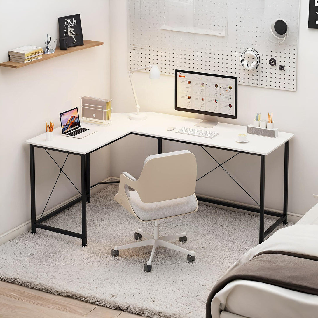 Kestrel Computer Corner Desk - White