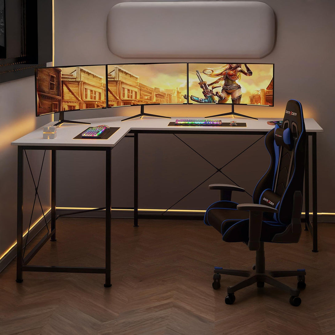 Kestrel Computer Corner Desk - White