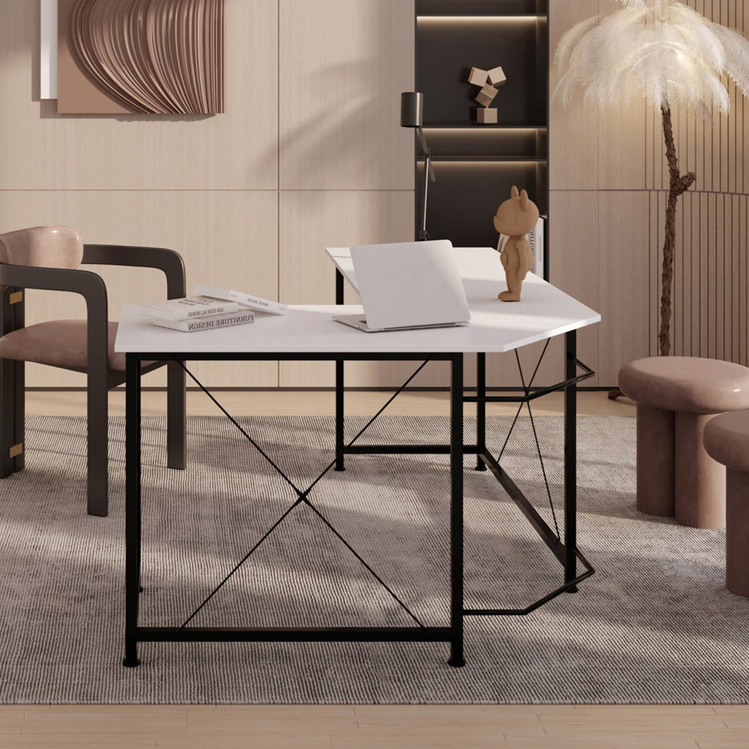 Kestrel Computer Corner Desk - White