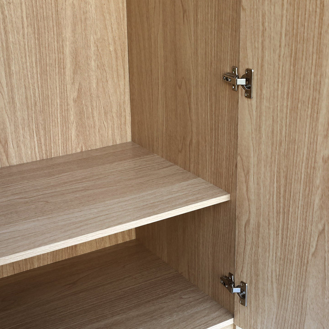 Benny 2 Door Wardrobe - Light Teak