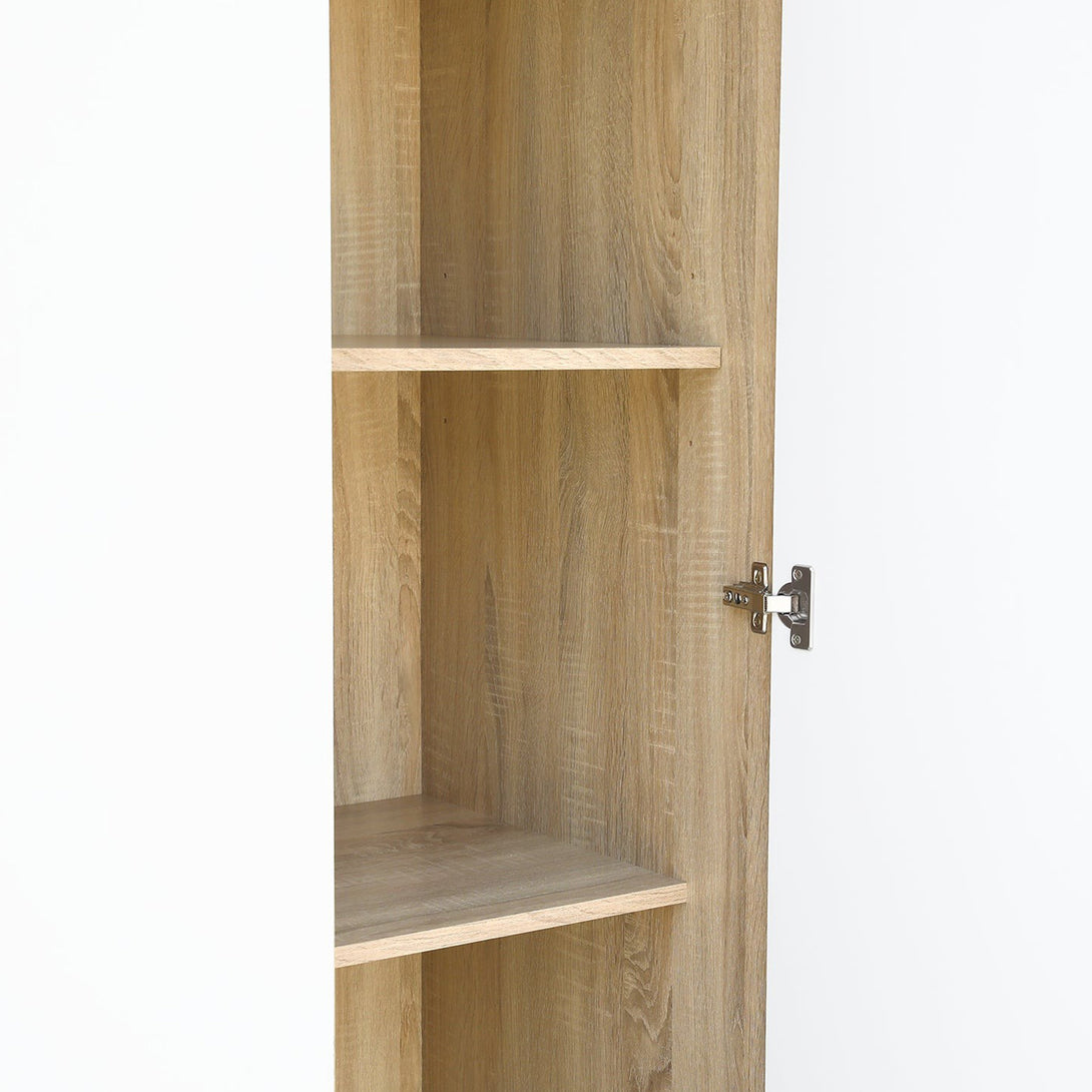 Ellis 3 Door Wardrobe - Oak + White