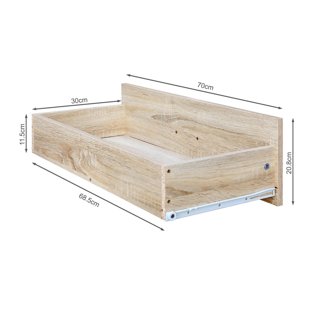 Trace 4 Drawers Tallboy - Oak