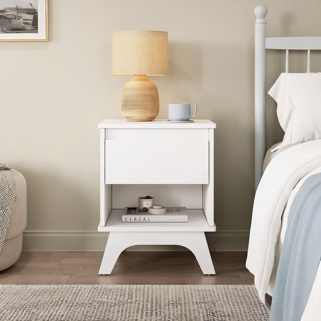 Mason Bedside Table - White