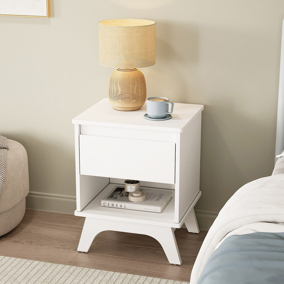 Mason Bedside Table - White