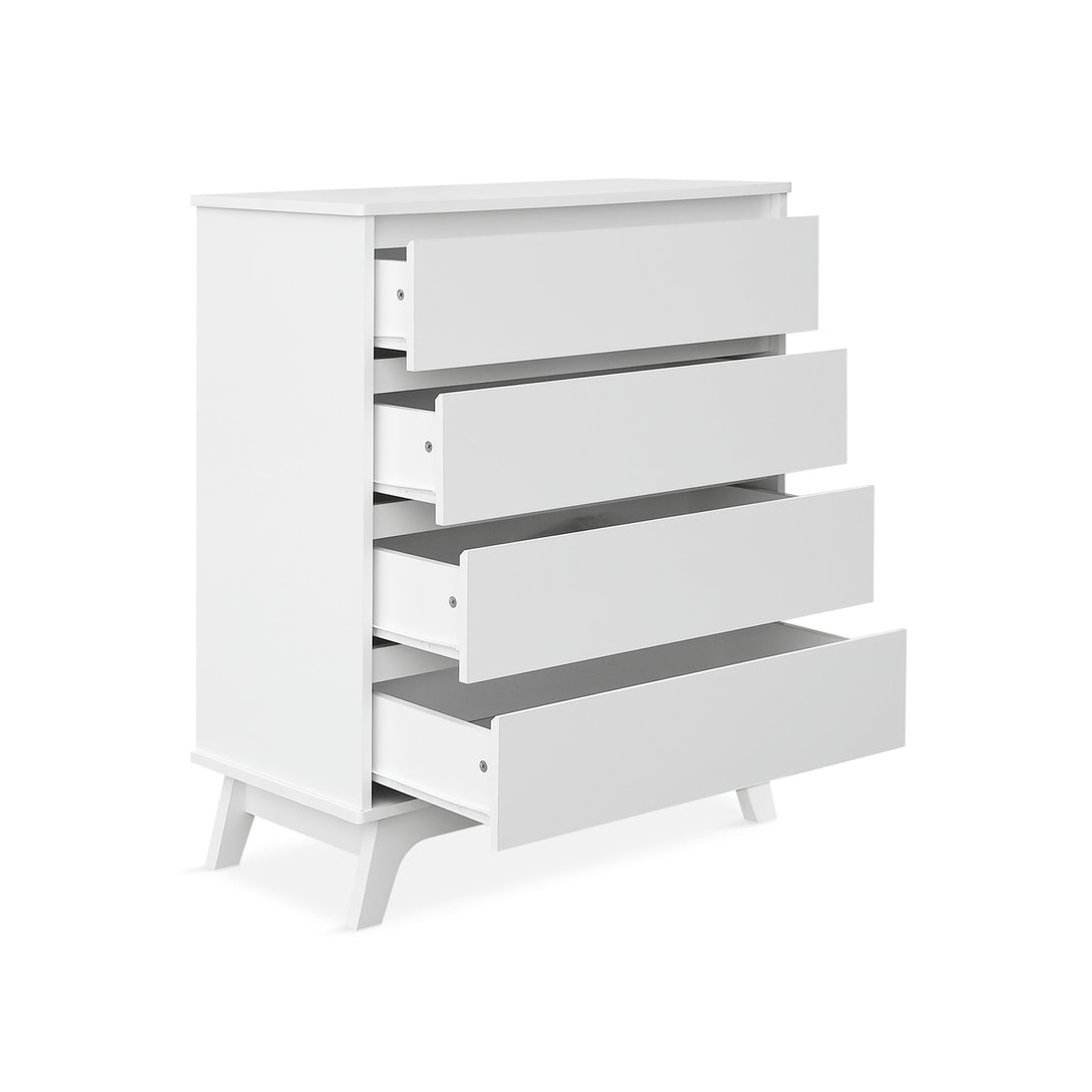 Mason 4 Drawers Tallboy - White